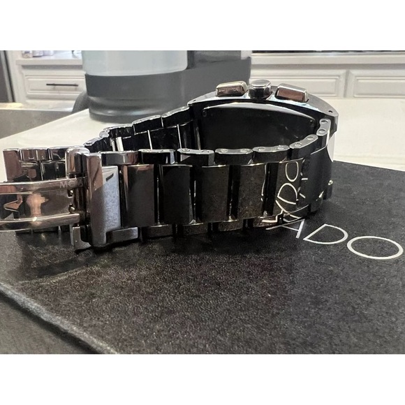 Movado Men's 605992 Fiero Tungsten Carbide Chronograph Watch!!!! RARE!! - Picture 6 of 9